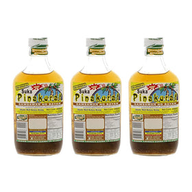Pinakurat Original Extra Hot bottle pour showing spicy, balanced flavor for dipping and grilling.