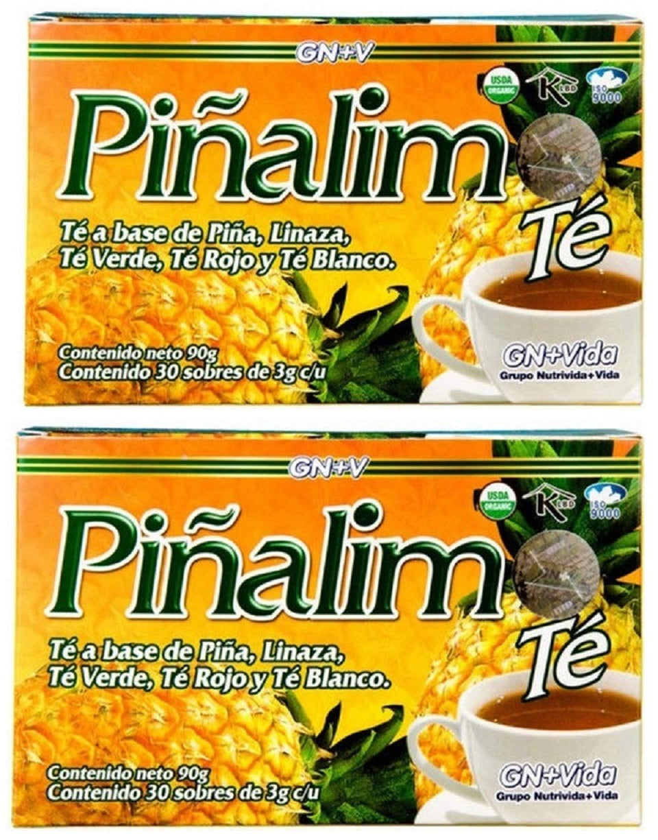 Piñalim GN + VIDA Tea twin-pack packaging for convenient daily use.