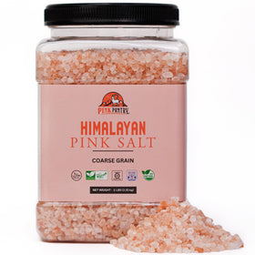 Pink Pantry Himalayan salt coarse crystals add texture and mineral-rich flavor to dishes