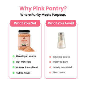 Pink Pantry salt used in a meat rub to create a flavorful crust
