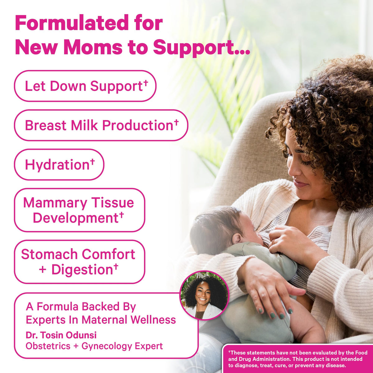 Pink Stork Organic Lactation Tea hot cup with vanilla aroma for soothing sipping.
