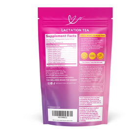 Pink Stork Organic Lactation Tea vanilla aroma enhances comforting brew.