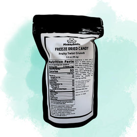 PinkeySmile Fruity Twist Crunch assorted flavors visible in bright candy mix