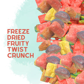 PinkeySmile Fruity Twist Crunch bite-sized pieces ideal for on-the-go snacking