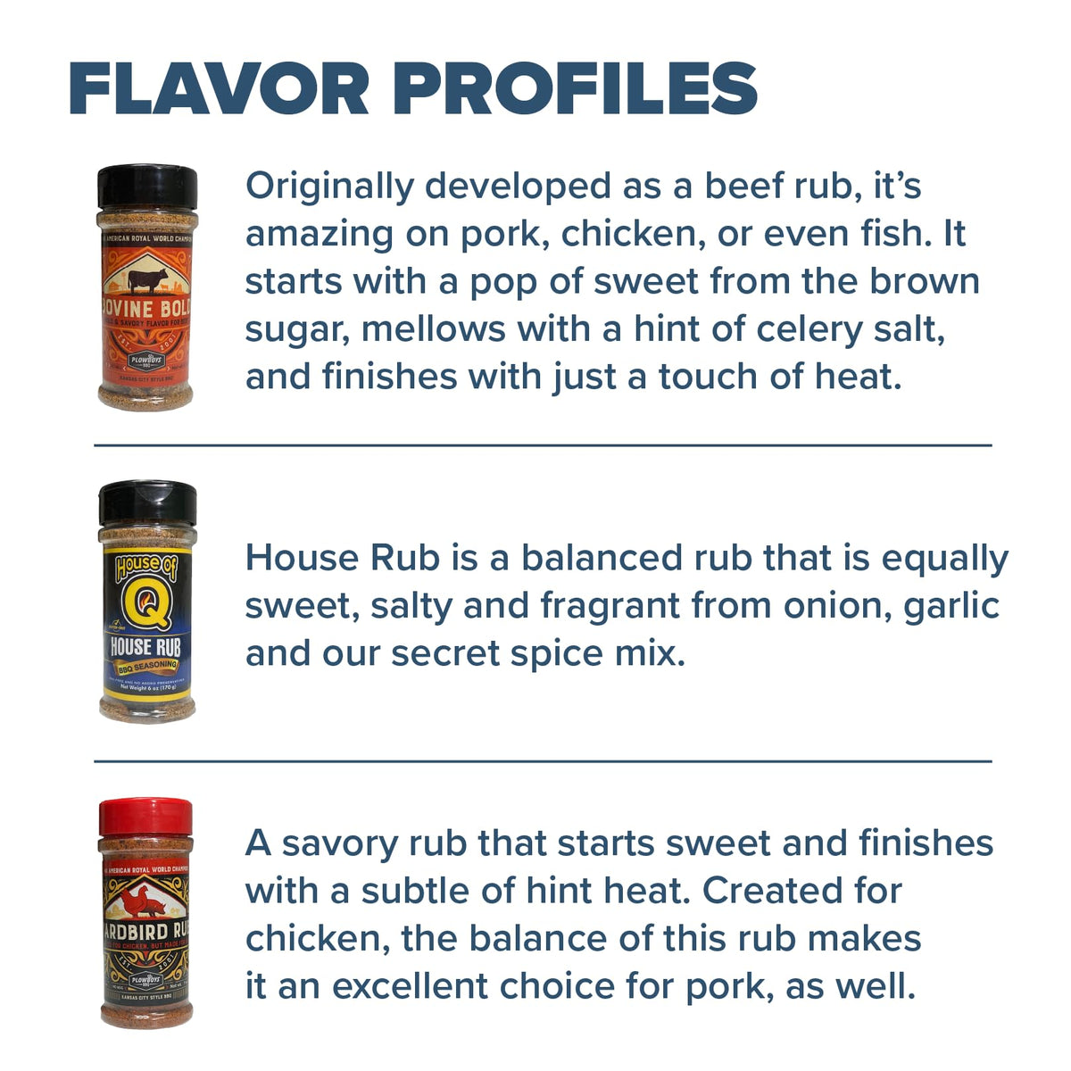 Pinnacle Mercantile Bovine Bold Rub jar adds sweet, savory notes to beef.
