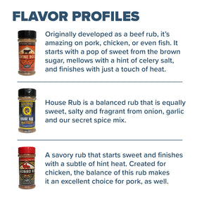 Pinnacle Mercantile Bovine Bold Rub jar adds sweet, savory notes to beef.