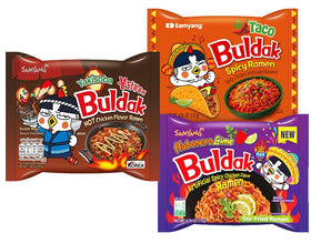 Pinstar Premium Samyang Habanero Lime ramen for bright heat.