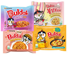 Pinstar Premium Samyang Rose ramen with creamy twist.