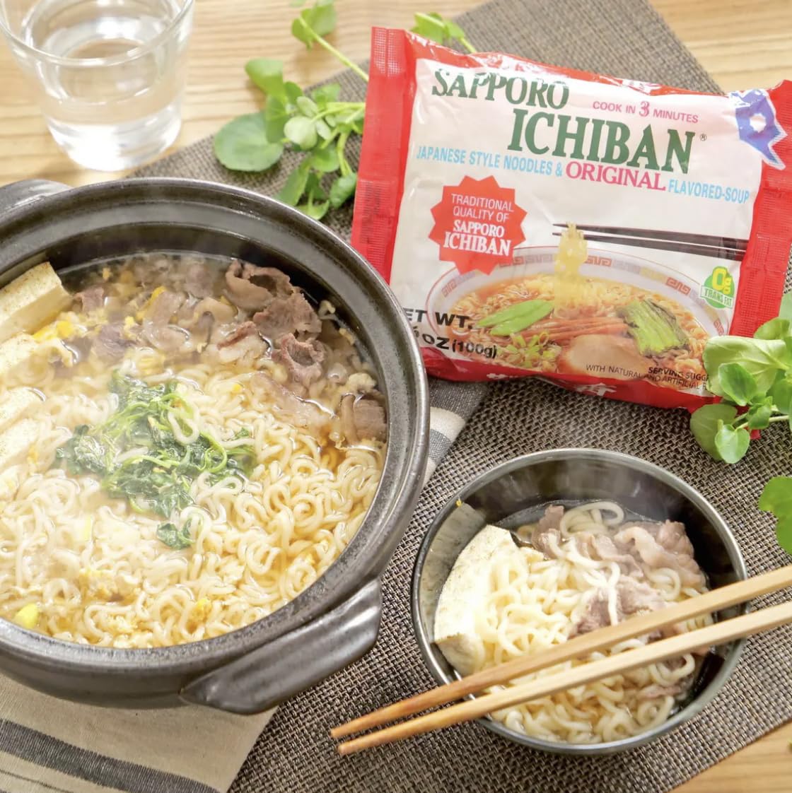 Pinstar Premium Sapporo Beef ramen bowl highlighting hearty, savory broth and satisfying bite