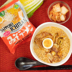 Pinstar Premium Sapporo Tonkotsu ramen bowl illustrating creamy texture and rich aroma