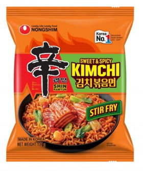 Pinstar Premium Shin Ramyun Stir Fry with a spicy, saucy finish