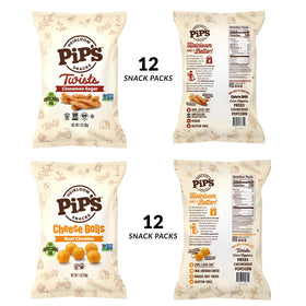 Pipcorn cinnamon sugar twists 1oz bag ideal for sharing and treats.
