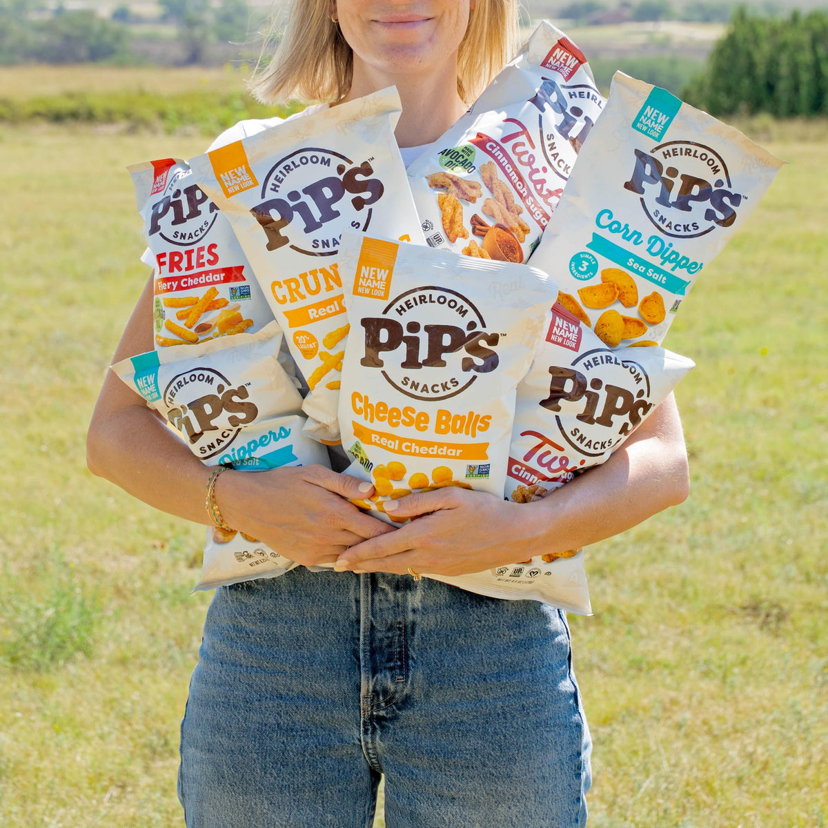 Pipcorn Oprah favorite things Shark Tank cred on packaging.