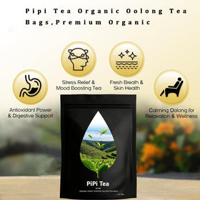 Pipi Tea Oolong cold brew ready for a refreshing iced beverage