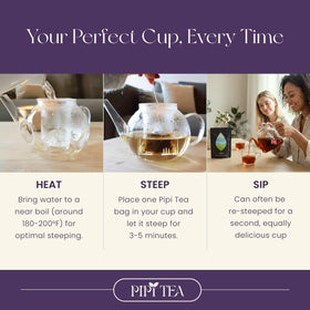 PiPi Tea digestion-friendly brew for gentle bloating relief