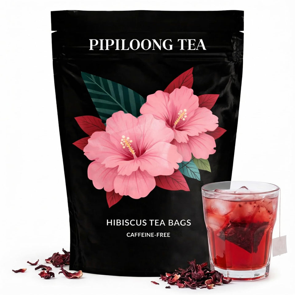 PiPiloong Hibiscus Tea bag collection for caffeine-free refreshment