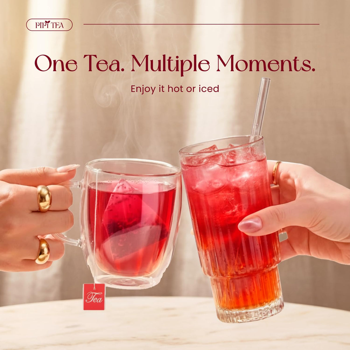PiPi Tea Heart Health Teacup hints at balanced daily routine
