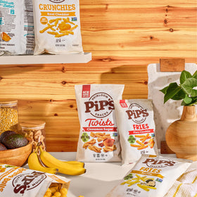 Gluten-free and Non-GMO certifications visible on packaging