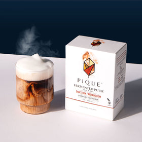 PIQUE 28 single servings packaging emphasizes convenience and fresh fermentation quality.