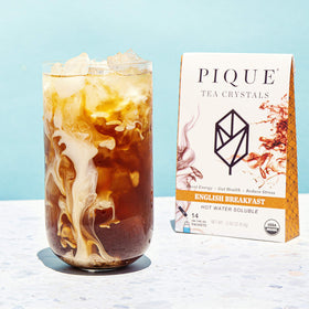 PIQUE English Breakfast Tea Crystals packet-dispense for quick cup prep
