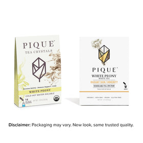 Pique handpicked Fujian spring harvest crystals with mellow floral notes.