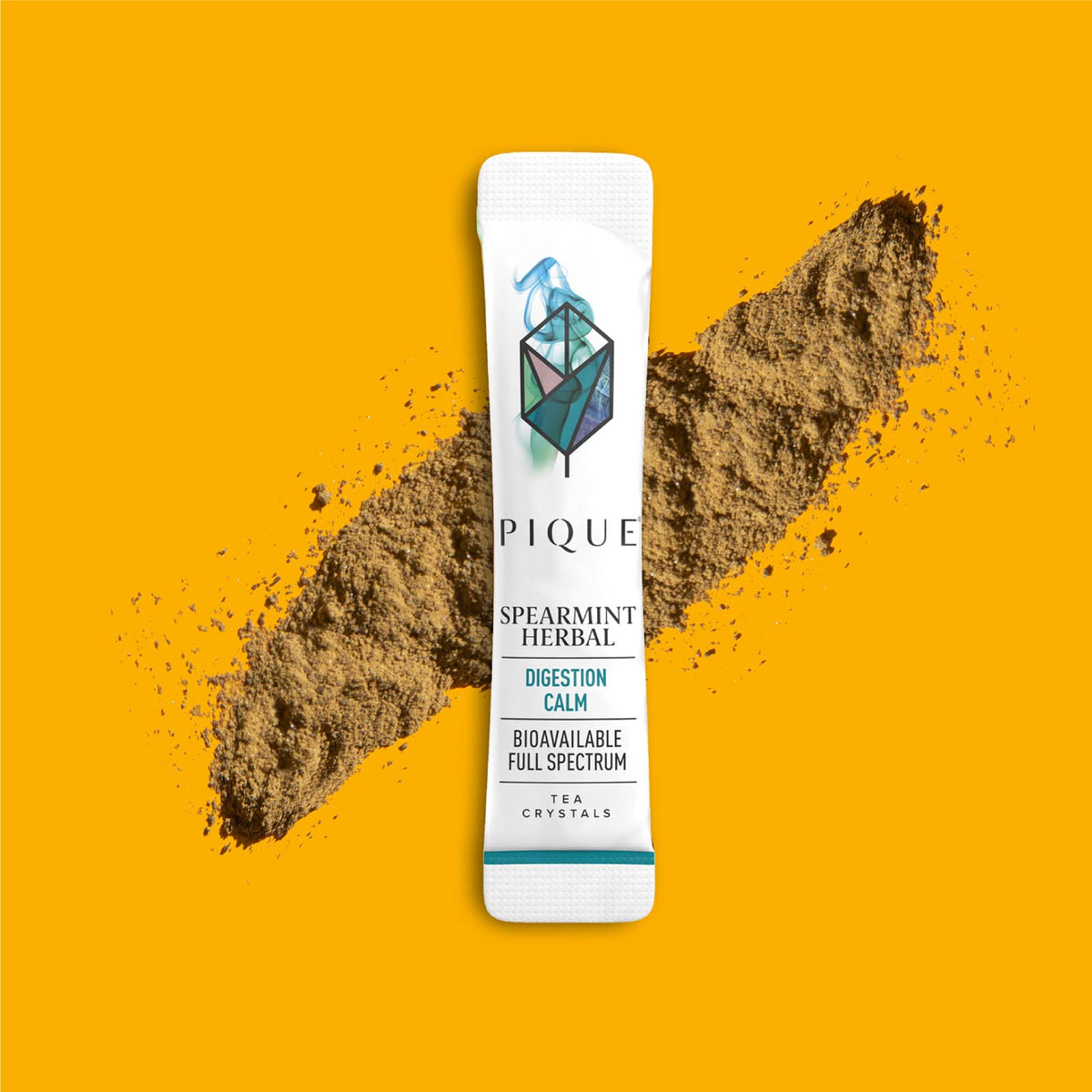 Alpine-sourced spearmint aroma from PIQUE tea crystals in action
