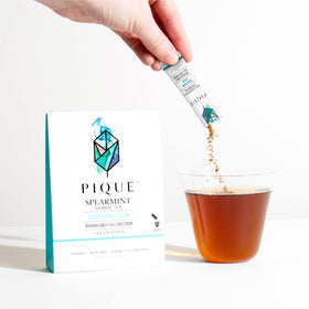 Premium organic leaves behind PIQUE Crystals for pure flavor and clean ingredients