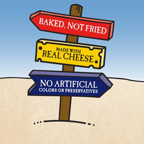Pirate's Booty party bowl promoting a shareable gluten-free snack.
