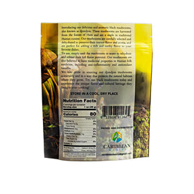 Pisa Haitian Djon Djon mushroom broth darkens rice with riz djondjon color.