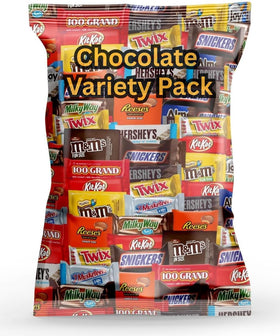 Pisoka bulk fun size chocolate candy pack for parties and sharing.