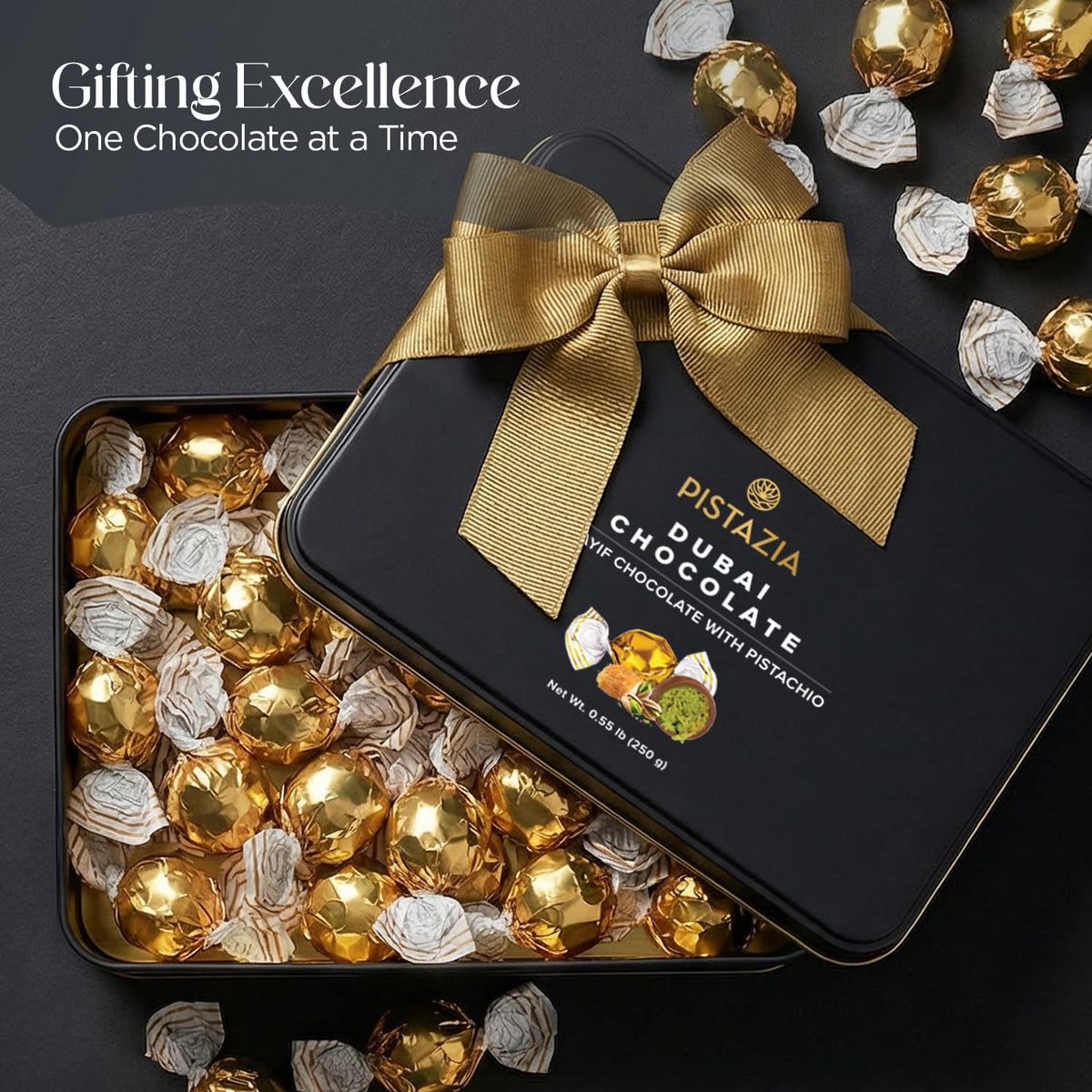 Halal-friendly Pistazia chocolate made in Türkiye with real cocoa butter