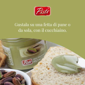 Pistì pistachio spread with crackers, premium snack option