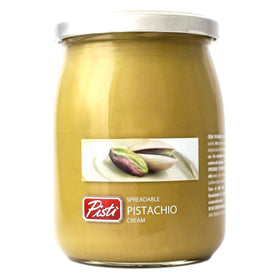 Pistì pistachio cream spread on toast highlighting breakfast versatility