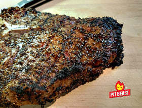 Pit Beast vegetables roasted with rub for vibrant sides.