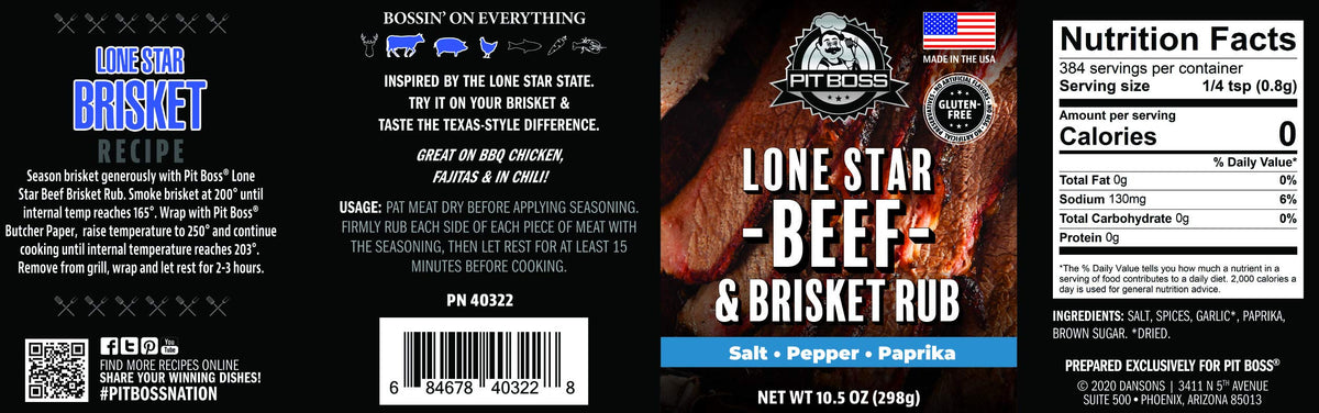 Close-up of spice-dust texture from Pit Boss Lone Star Rub for crust and bark.