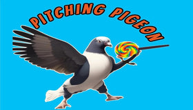 Pitching Pigeon individually wrapped suckers stay fresh and shareable.