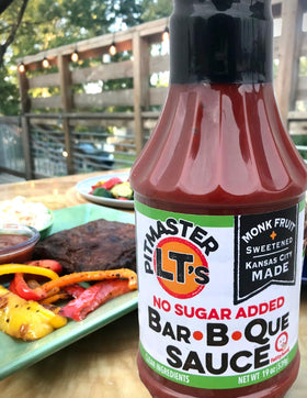 Pitmaster LT's label highlights gluten-free and preservative-free claims for mindful cooks.