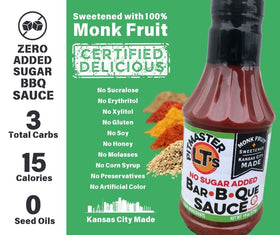 Pitmaster LT's sauce served with low-carb pizza for keto-friendly flavor.