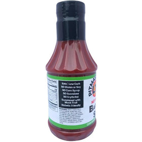 Pitmaster LT's sauce being poured over meat, signaling a glossy glaze and flavor boost.