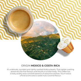 PIU BELLO Gourmet Colombian Arabica beans highlight origin and aroma
