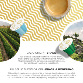 PIU BELLO Piu Bello Blend pod versatile daily roast