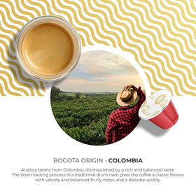 PIU BELLO Lazio flavor capsules offering bright aroma in a smooth espresso.