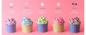 Pixie Dust blue pastel powder colors beverages with a natural tint.