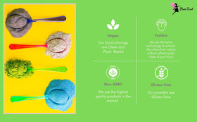 Pixie Dust color-mixing steps illustration for easy blending.