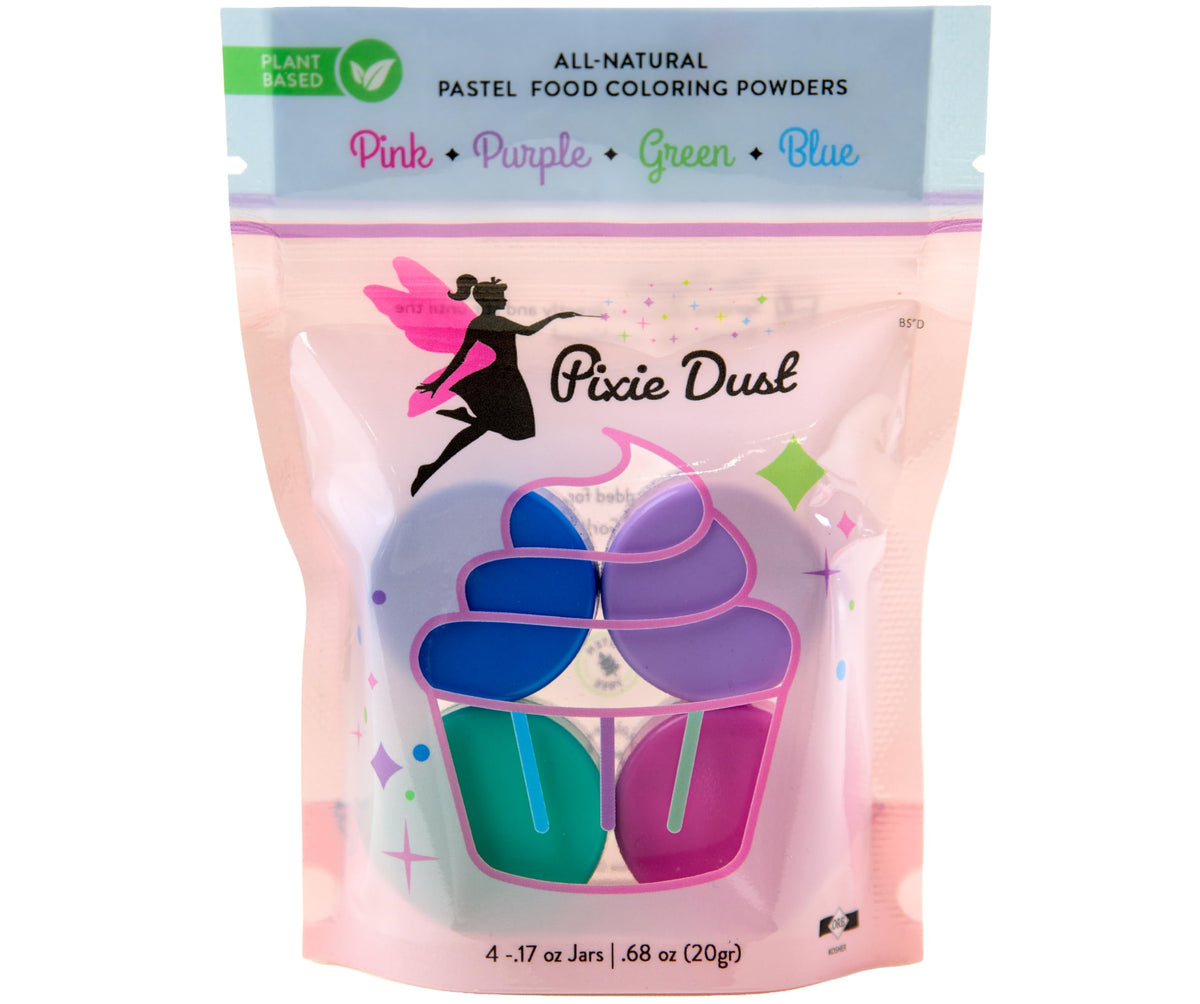 Pixie Dust pink pastel powder colors desserts with a soft, genuine hue.