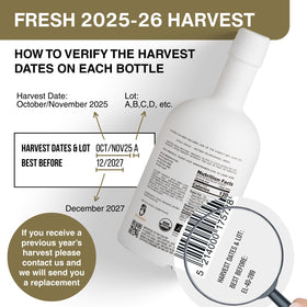 P.J. KABOS Fresh pour demonstrates easy controlled drizzle for salads and vegetables.