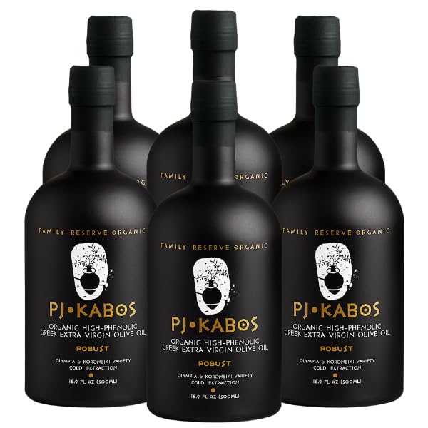 PJ KABOS Fresh Harvest bottle with pour spout for precise finishing drizzle
