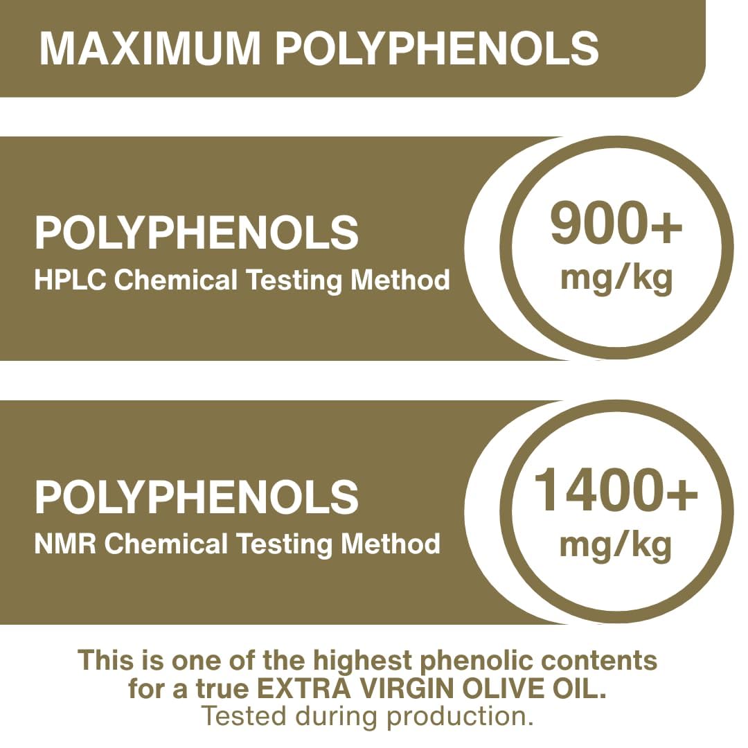 Harvest 2025/26 label on olive oil shows fresh Greek origin and vintage.