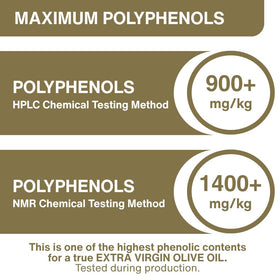 Harvest 2025/26 label on olive oil shows fresh Greek origin and vintage.