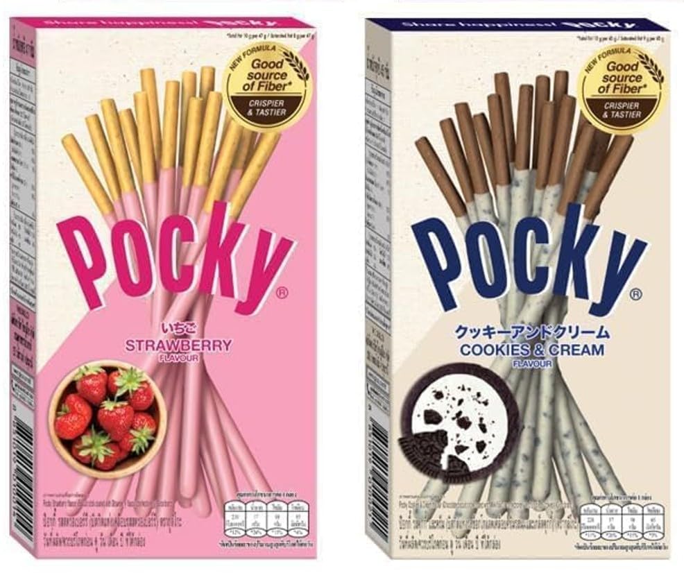 Planet Allstars Pocky Chocolate box—rich cocoa glaze on crisp biscuit, quick treat.